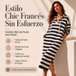 👗 Vestido sudadera con capucha a rayas informal para mujer – estilo relajado, fresco y versátil | El vestido que combina la comodidad de una sudadera con el look de un vestido | ¡Envío gratis a todo Chile!