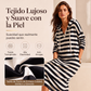 👗 Vestido sudadera con capucha a rayas informal para mujer – estilo relajado, fresco y versátil | El vestido que combina la comodidad de una sudadera con el look de un vestido | ¡Envío gratis a todo Chile!
