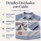 👚 Sudadera de manga larga para mujer con parches de mezclilla – estilo único, comodidad y toque casual | La sudadera que combina la suavidad del algodón con el carácter del denim | ¡Envío gratis a todo Chile!