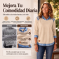 👚 Sudadera de manga larga para mujer con parches de mezclilla – estilo único, comodidad y toque casual | La sudadera que combina la suavidad del algodón con el carácter del denim | ¡Envío gratis a todo Chile!
