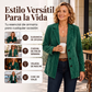 🧥 Chaqueta blazer de ante para mujer – elegancia sofisticada y estilo atemporal | El blazer que realza tu look con un toque de distinción | ¡Envío gratis a todo Chile!