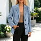 🧥 Chaqueta blazer de ante para mujer – elegancia sofisticada y estilo atemporal | El blazer que realza tu look con un toque de distinción | ¡Envío gratis a todo Chile!
