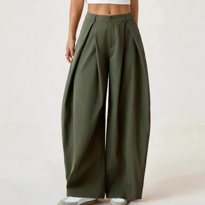 👖 Pantalones de pierna ancha plisados para mujer – estilo elegante, silueta fluida y comodidad todo el día | El pantalón que combina la sofisticación del plisado con la amplitud de la pierna ancha | ¡Envío gratis a todo Chile!