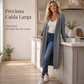 🧥 Cárdigan de punto largo con capucha y bolsillos para mujer – calidez, estilo y funcionalidad en una sola prenda | El cárdigan que te acompaña todo el día con comodidad y elegancia | ¡Envío gratis a todo Chile!