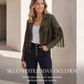🧥 Chaquetas casuales de mujer con flecos y manga larga – estilo boho, movimiento y personalidad | La chaqueta que añade un toque único a cada look | ¡Envío gratis a todo Chile!