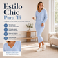 ⏰🔥 ¡OFERTA 50% OFF! 👗✨ Conjunto de Sudadera de Hombros Descubiertos y Vestido Camiseta para Mujer – Cómodo, Moderno y Fácil de Combinar