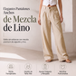 ⏰🔥 ¡OFERTA 50% OFF! 👖✨ Pantalones Anchos de Mezcla de Lino para Mujer – Cintura Alta, Diseño Elegante y Comodidad Transpirable Todo el Día