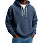 ⏰🔥 ¡OFERTA 50% OFF! 🧥✨ Sudadera con Capucha de Pana para Hombre – Media Cremallera, Textura Premium y Estilo Casual Cómodo Todo el Día