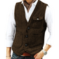 ⏰🔥 ¡OFERTA 50% OFF! 🦺✨ Chaleco Casual Vintage para Hombre – Estilo Elegante, Bolsillos Funcionales y Comodidad para Todo el Día