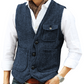 ⏰🔥 ¡OFERTA 50% OFF! 🦺✨ Chaleco Casual Vintage para Hombre – Estilo Elegante, Bolsillos Funcionales y Comodidad para Todo el Día