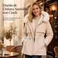 ⏰🔥 ¡OFERTA 50% OFF! 🧥✨Parka acolchada de piel sintética para mujer, para invierno