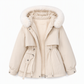 ⏰🔥 ¡OFERTA 50% OFF! 🧥✨Parka acolchada de piel sintética para mujer, para invierno