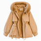 ⏰🔥 ¡OFERTA 50% OFF! 🧥✨Parka acolchada de piel sintética para mujer, para invierno