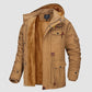 ❄️ ¡ESTILO Y ABRIGO! 🧥 Chaqueta militar de algodón de invierno para hombre – ajuste con cordón y estilo versátil | El regalo perfecto para esta temporada | ¡Envío gratis a todo Chile!