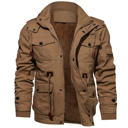 ❄️ ¡ESTILO Y ABRIGO! 🧥 Chaqueta militar de algodón de invierno para hombre – ajuste con cordón y estilo versátil | El regalo perfecto para esta temporada | ¡Envío gratis a todo Chile!