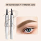 💥COMPRA 1 RECIBE 1 GRATIS🎉Lápiz de cejas de alta calidad 3D impermeable microblading 4 punta de tenedor lápiz de tatuaje