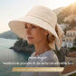 👒 ¡50% DE DESCUENTO! Sombrero de ala ancha con lazo para mujer – protección solar total y estilo elegante