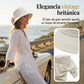 👒 ¡50% DE DESCUENTO! Sombrero de ala ancha con lazo para mujer – protección solar total y estilo elegante