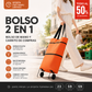 🛒🔥 50% OFF POR TIEMPO LIMITADO | Carro de Compra Plegable 2 en 1 ✨ Bolsa de 30L con Ruedas Ocultas, Ligera y Fácil de Transportar